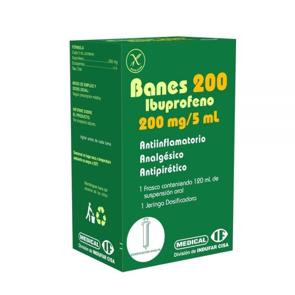 BANES 200MG JARAB FRASCO X 120ML