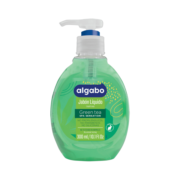 ALGABO JABON LIQ. GREEN TEA 295 ML.