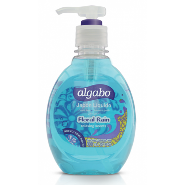 ALGABO JABON LIQ. FLORAL RAIL 295 ML.
