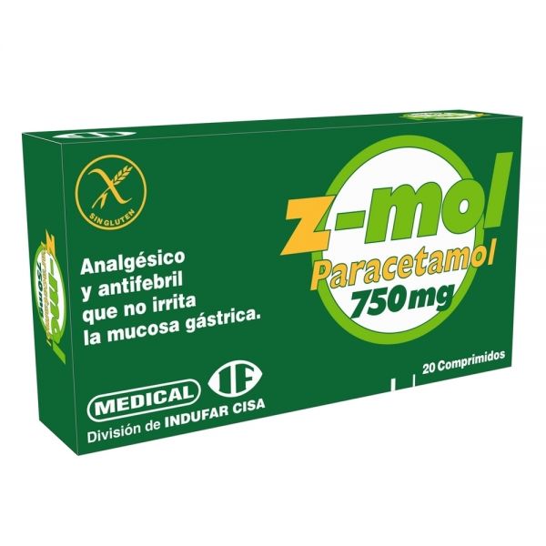 Z-MOL 750MG COMP. CAJA X 20