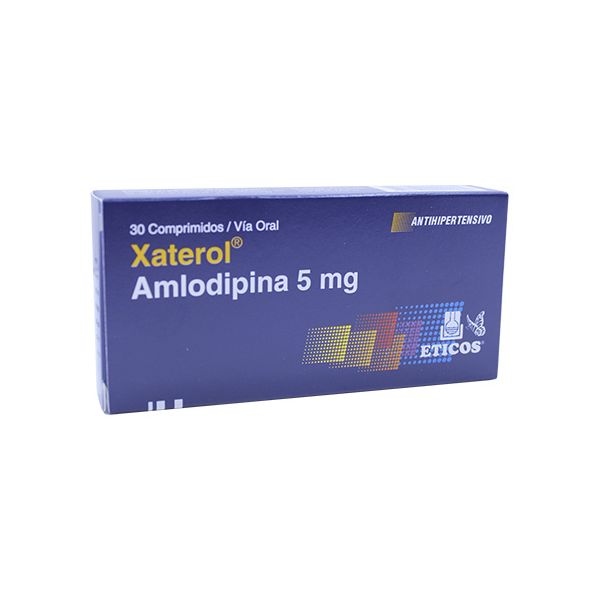 XATEROL 5MG CAJA X 30 COMPRIMIDOS