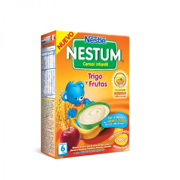 NESTUM TRIGO FRUTAS A-SL CAJA X 200GR