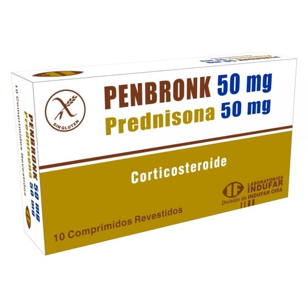 PENBRONK 50MG COMP. CAJA X 10