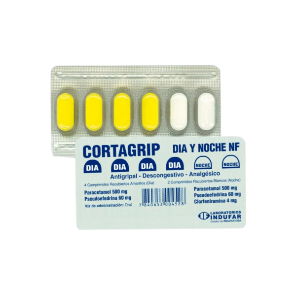 CORTAGRIP DIA Y NOCHE BLISTER X 6 COMPRIMIDOS
