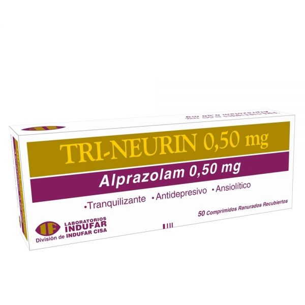 TRINEURIN 0.50MG T-REC CAJA X 50