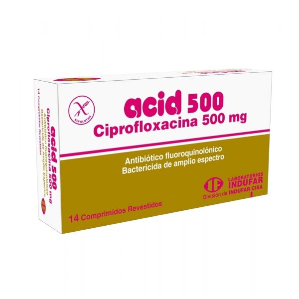 ACID 500 MG CAJA X 14 COMPRIMIDOS
