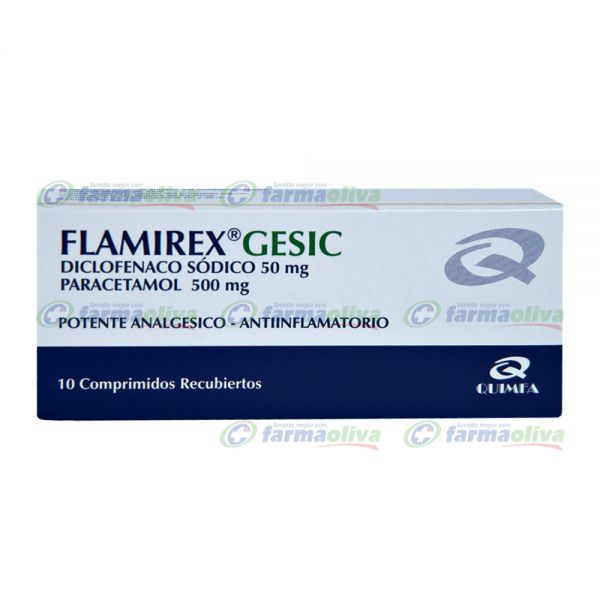 FLAMIREX GESIC T-REC CAJA X 10