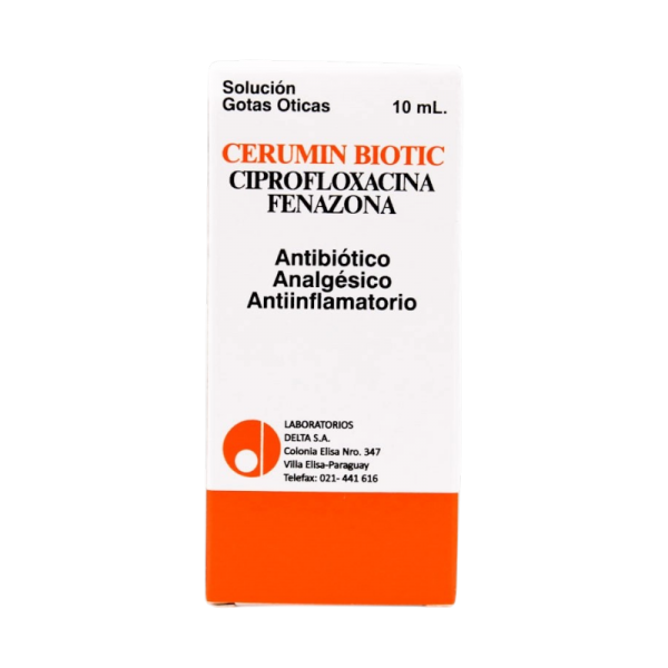 CERUMIN BIOTIC 5GR GT-OT FRASCO X 10ML