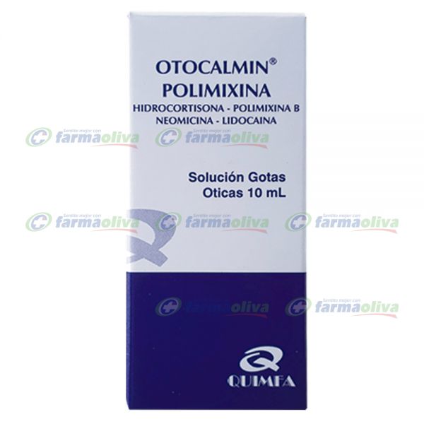 OTOCALMIN POLIMIXINA 10MG FRASCO X 10ML