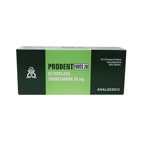 PRODENT FORTE 20MG T-REC CAJA X 10