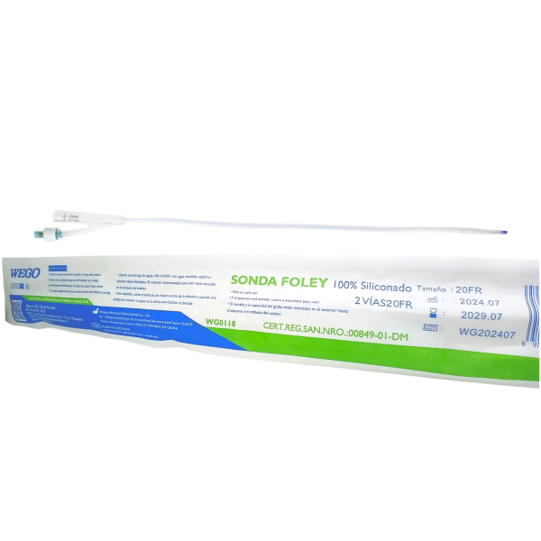 SONDA FOLEY 2 VIAS N 20 SILIC.SUME