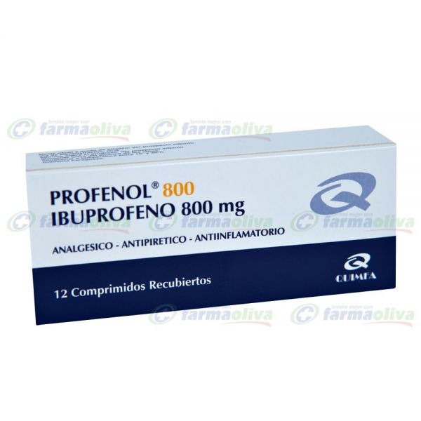 PROFENOL 800MG CO-RV CAJA X 12