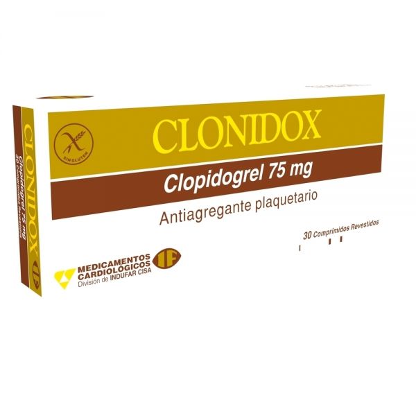 CLONIDOX 75MG T-REC CAJA X 30