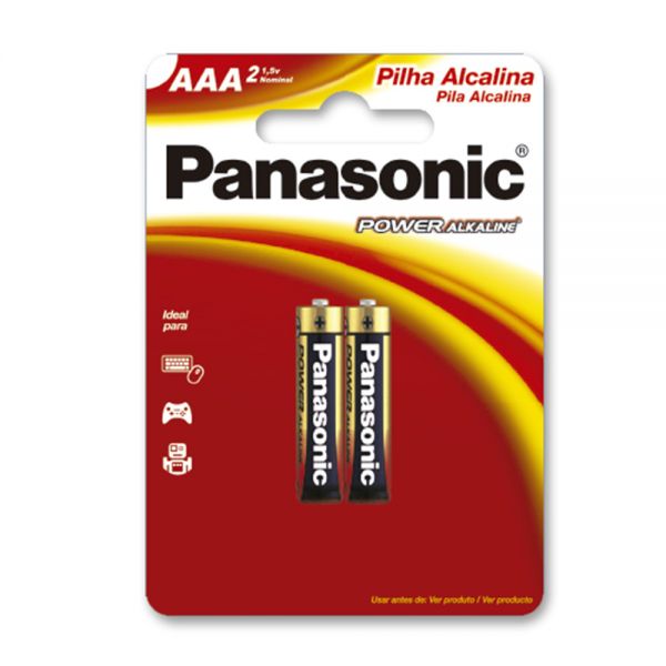 PANASONIC PILA ALKALINA 2BT X 2 AAA