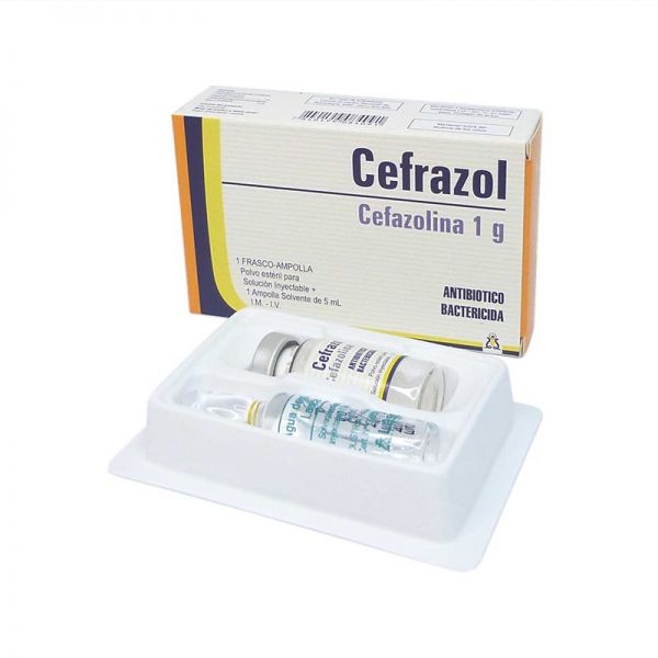 CEFRAZOL 1GR ENDOV AMPOLLA X 5ML