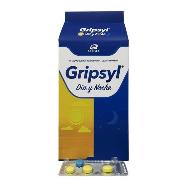 GRIPSYL DIA Y NOCHE BLISTER X 4 COMPRIMIDOS
