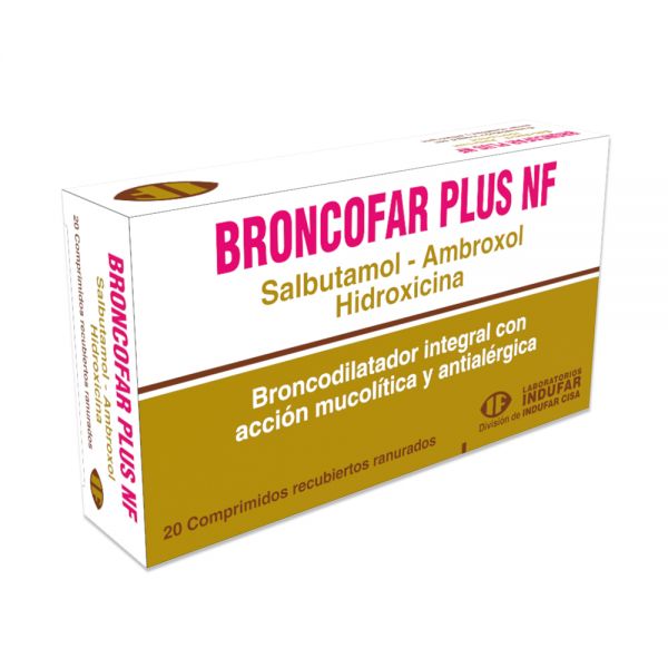 BRONCOFAR PLUS 2MG COMP. CAJA X 20