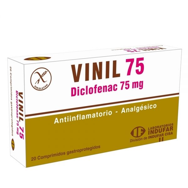 VINIL 75MG COMP. CAJA X 20