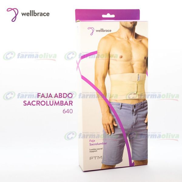 PTM FAJA ABDO SACRO LUMBAR 7 BALLENAS PTM M.