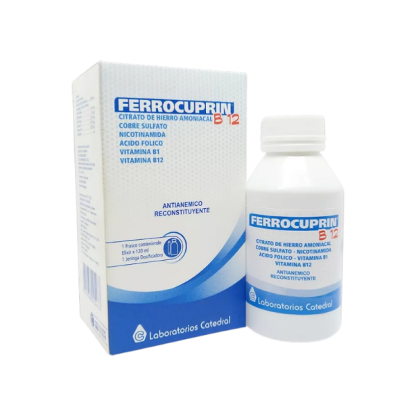 FERROCUPRIN B12 0.25MG ELIX. FRASCO X 240ML