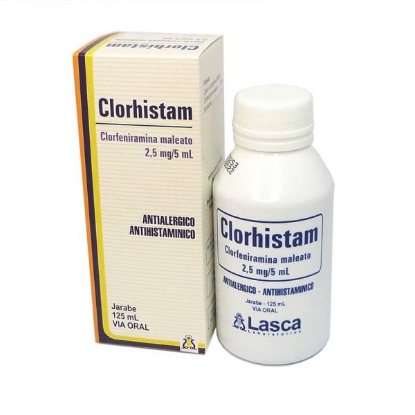 CLORHISTAM 2.5MG JARAB FRASCO X 125ML