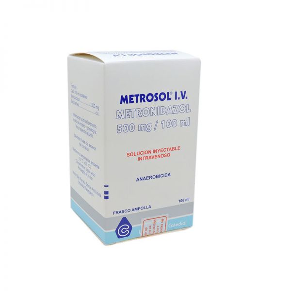 METROSOL 500MG ENDOV AMPOLLA X 100ML