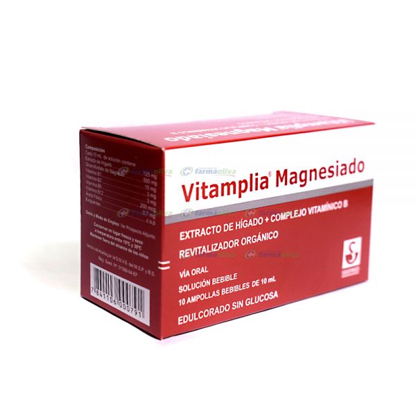 VITAMPLIA MAGNESIA 10ML AMP-B AMPOLLA X 10