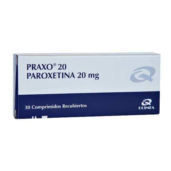 PRAXO 20 MG CAJA X 30 COMPRIMIDOS