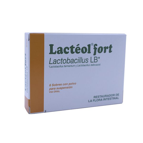 LACTEOL FORT 180MG EM-OR SOBRE X 6