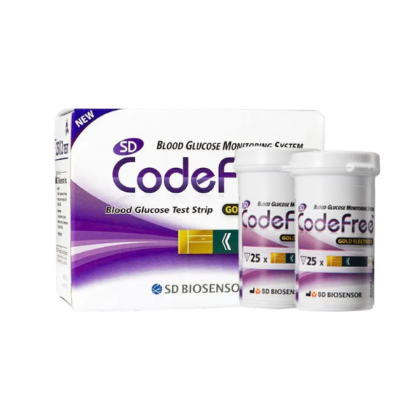 CODEFREE X 50 TIRAS P CONTROL GLUCOSA
