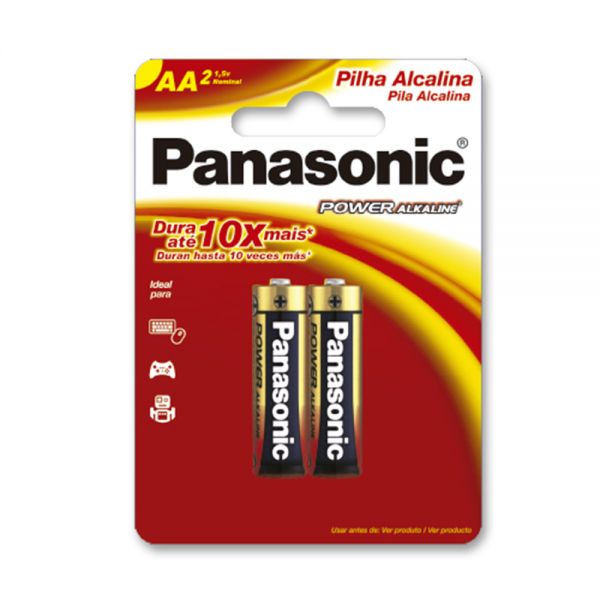 PANASONIC ALKALINA AA CHICA X 2 PIL.