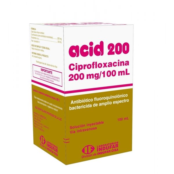 ACID 200MG ENDOV AMPOLLA X 100ML