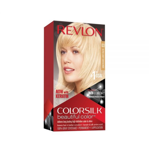REVLON HAIR COLORSILK ULTRA LIGHT SUN BLONDE 11G