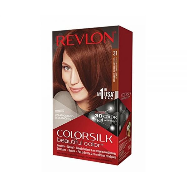 REVLON HAIR COLORSILK DARK AUBURN-3R
