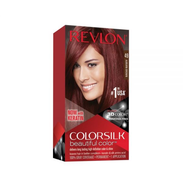 REVLON HAIR COLORSILK ALRN BRN 4RR