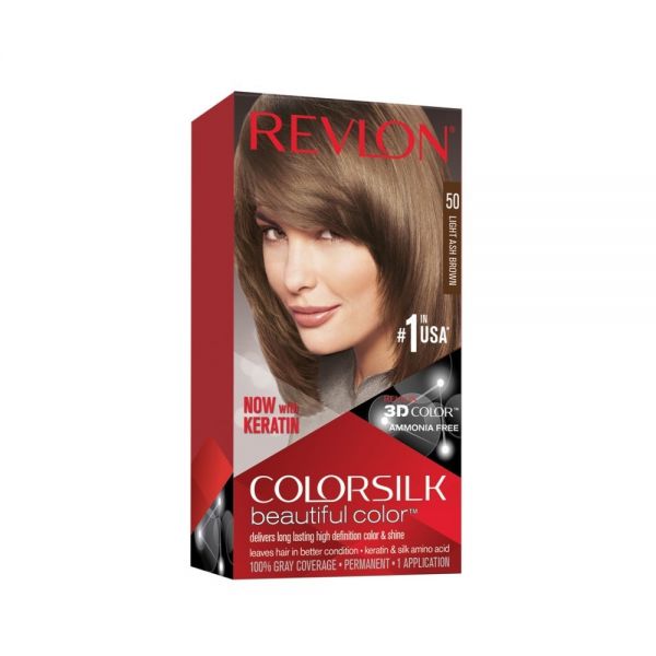 REVLON HAIR COLORSILK LIGHT ASH BROWN 5A