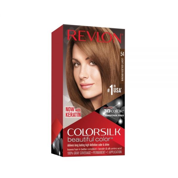 REVLON HAIR COLORSILK LIGTH GOLDEN BROWN 5 G