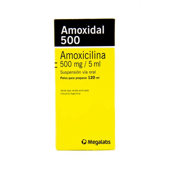 AMOXIDAL 500MG SP-OR ENVASE X 120ML