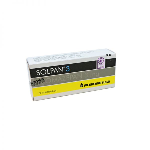 SOLPAN 3MG TABL. CAJA X 50