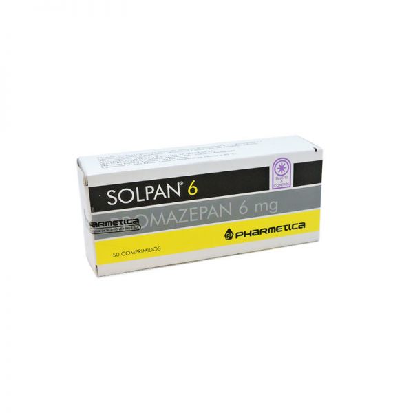 SOLPAN 6MG TABL. CAJA X 50