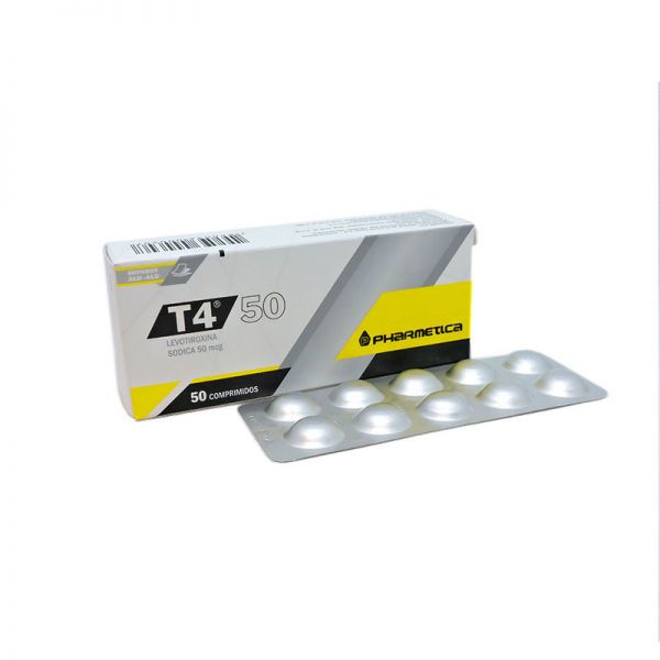 T4 50MCG COMP. CAJA X 50