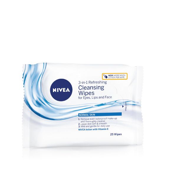 FL NIVEA TOALLITA PIEL NORMAL X 25 UNID