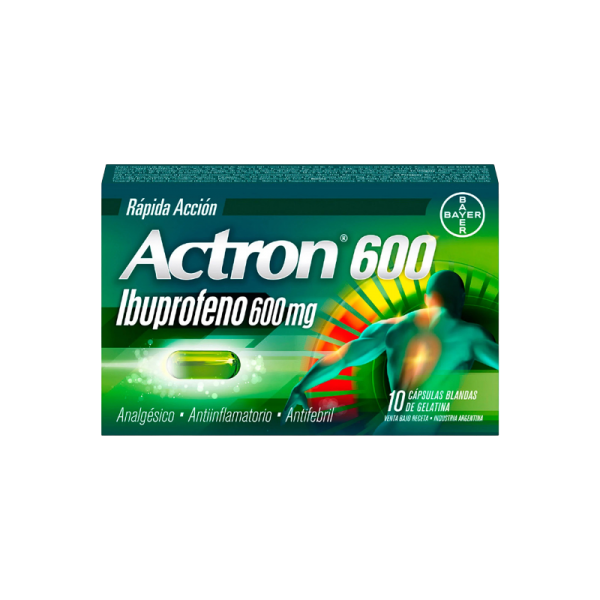 ACTRON 600MG CAP-B CAJA X 10