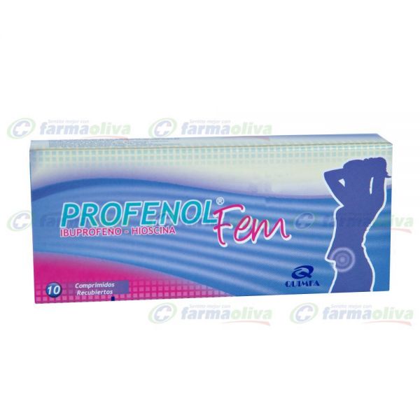 PROFENOL FEM CO-RV CAJA X 10
