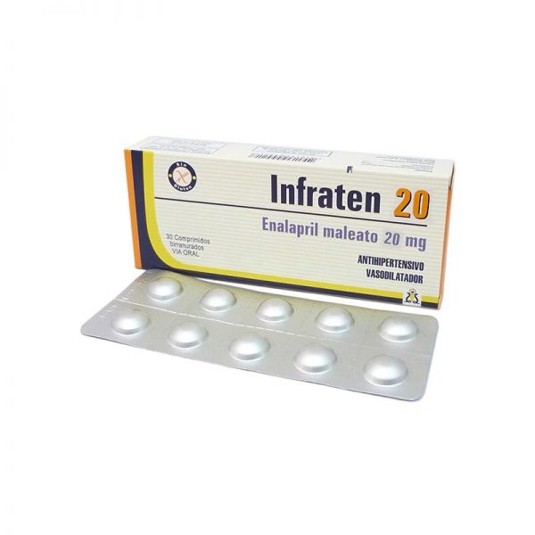 INFRATEN 20 - SE VENDE POR BLISTER 10 COMPRIMIDOS