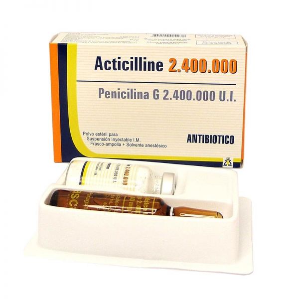 ACTICILLINE 2400000IU ENDOV AMPOLLA X 10ML