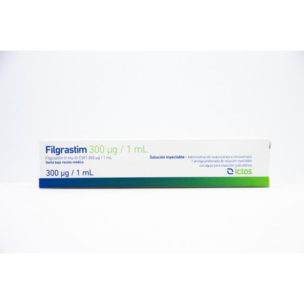 FILGRASTIM ROEMMERS 300MCG INTR. FRASCO AMPOLLA X 1ML