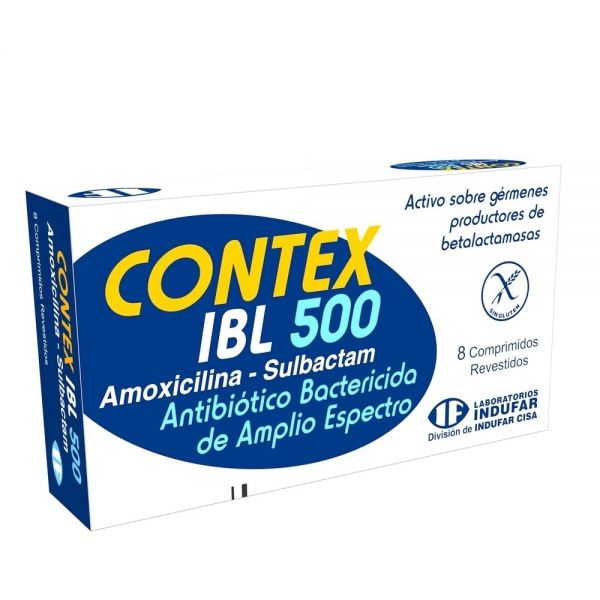 CONTEX IBL 500MG COMP. CAJA X 8
