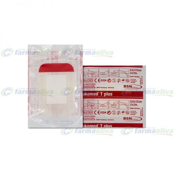 LEUKOMED T PLUS 5 X 7.2 CM DPM.
