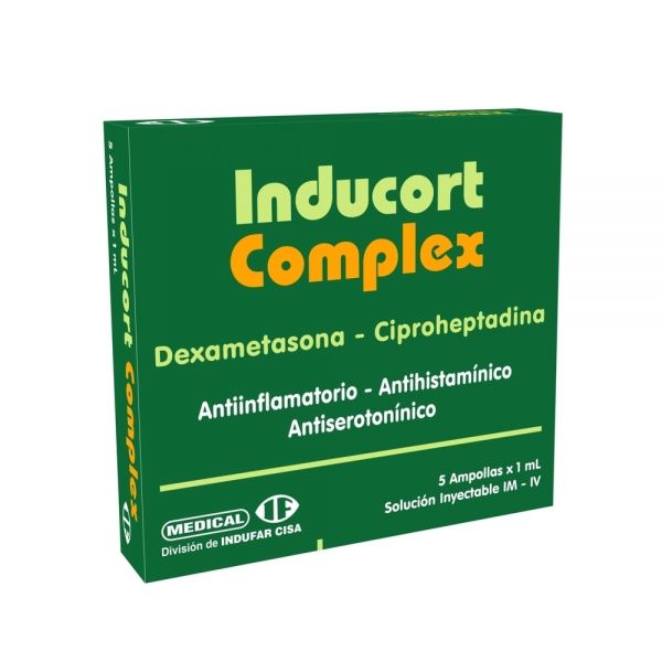 INDUCORT COMPLEX 1MG/4MG INTR. AMPOLLA X 5